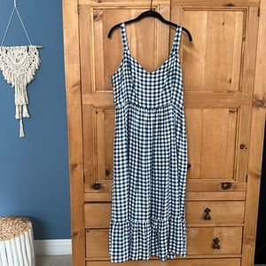 C & C California Blue & white checked summer dress.
